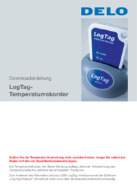 Temperaturrekorder LogTag