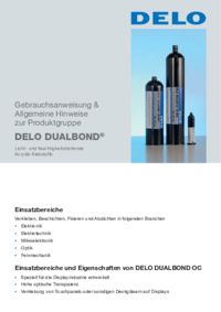 DELO DUALBOND Acrylat DELO DUALBOND Acrylat