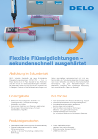 Flexible Flüssigdichtungen – sekundenschnell ausgehärtet