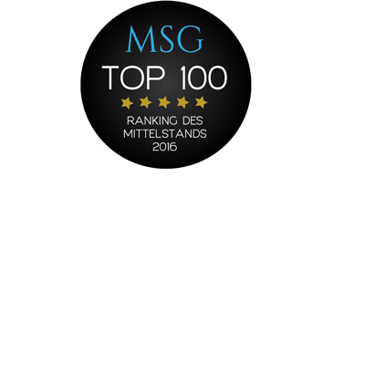 MSG TOP100 Innovator Auszeichnung 2016