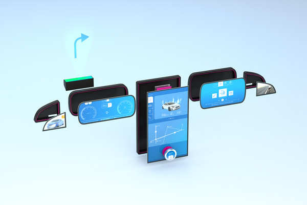 Display-Verklebung im Auto Display-Verklebung im Auto